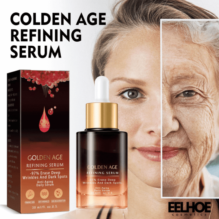 EELHOE Anti-Falten-Gesichtsserum, Lifting, Straffung, Verblassen feiner Linien, Anti-Aging-Essenz